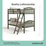Storkcraft Olive Twin-Over-Twin Bunk Bed