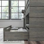 Modern Twin Loft Bed with Storage Drawer