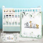 Safari Jungle Baby Crib Bedding Set - 3 Pieces