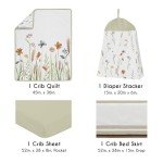 Sweet Jojo Designs 4-Piece Baby Crib Set