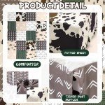 Neutral Cow and Cactus 3-Piece Crib Bedding Set