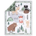 Peanutshell Woodland Camo 3-Piece Baby Crib Set