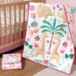 Peanutshell 5-Piece Safari Baby Crib Bedding Set