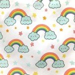 Kids Rainbow 3-Piece Sheet Set for Twin Beds