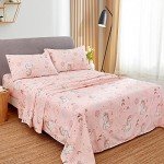 Pink Unicorn Twin Sheet Set for Kids - 3 Pieces
