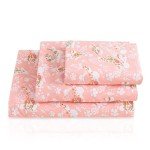Pink Bunny Twin Sheet Set for Kids – 3 Pieces