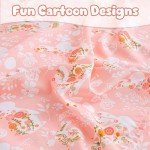 Pink Bunny Twin Sheet Set for Kids – 3 Pieces