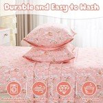Pink Bunny Twin Sheet Set for Kids – 3 Pieces