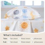 LuxClub 4-Piece Kids Twin Bed Sheet Set