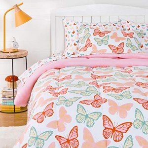 Butterfly Friends Twin Microfiber Bed-in-a-Bag Set