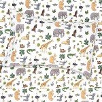 Colorful Kids Bed Sheet Set - Wild Animals