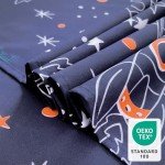Space Rocket Twin Sheet Set for Kids - 3 Pieces