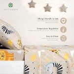 Salt Earth 100% Cotton 3-Piece Kids Bed Set