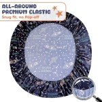 Space Rocket Twin Sheet Set for Kids - 3 Pieces