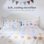 LuxClub 4-Piece Kids Twin Bed Sheet Set