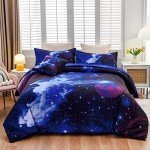Galaxy Themed 6-Piece Bedding Set for Kids