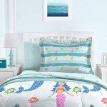 Light Blue Mermaid Dreams 5-Piece Kids Bed Set