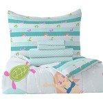 Light Blue Mermaid Dreams 5-Piece Kids Bed Set
