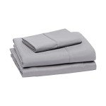 Soft Microfiber Twin Bed Sheet Set - Dark Gray