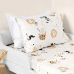 Jungle Theme 100% Cotton Kids Bedding Set