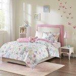Cynthia Butterfly Comforter Set for Kids - Twin