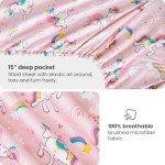 Mooreeke Twin Comforter Set for Girls - 6 Pieces