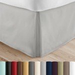 Ultra Soft Microfiber Bed Skirt - Light Gray