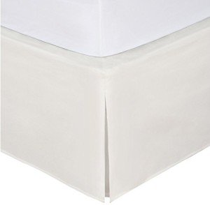 Beige Queen Size Easy Care Microfiber Bed Skirt