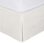 Beige Queen Size Easy Care Microfiber Bed Skirt