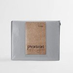 Ultra Soft Microfiber Bed Skirt - Light Gray