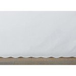 Solid White Queen Tailored Bedskirt with Split Corners