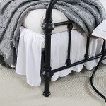 Queen Size Ruffled Bed Skirt with Split Corners