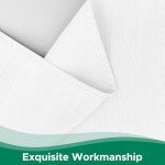 Biscaynebay Adjustable Queen Bed Skirt - White