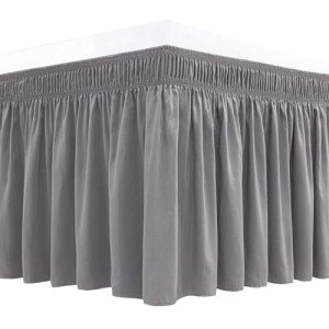 Biscaynebay Adjustable Bed Skirts for King Beds