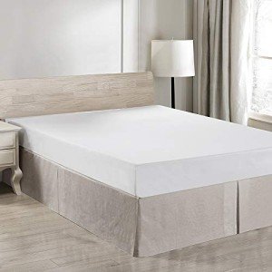 Belgian Linen Bed Skirt with Classic 14-Inch Drop