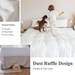 Belgian Linen Bed Skirt with Classic 14-Inch Drop