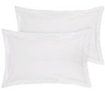 Soft Microfiber Pillow Shams 2 Pack - White