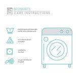 Elegant Ruched Ruffle Bedskirt - 20" Drop