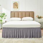 Biscaynebay Adjustable Bed Skirts for King Beds