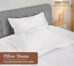 Soft Microfiber Pillow Shams 2 Pack - White