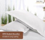 Soft Microfiber Pillow Shams 2 Pack - White