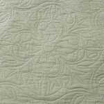 Sage Green Floral Cotton Pillow Sham Set