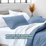 Premium Microfiber Pillow Sham Covers - Set of 2