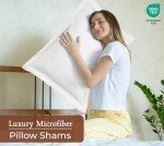 Soft Microfiber Pillow Shams 2 Pack - White