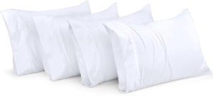 Queen Pillow Cases - Pack of 4 (White)