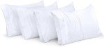 Queen Pillow Cases - Pack of 4 (White)