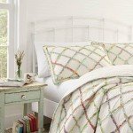 Laura Ashley Ruffle Garden Standard Sham - Cream
