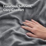 Super Soft Gray Flannel Pillowcase Set of 2