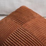 Rust Boho Decorative Throw Pillow Covers - 2 Pack