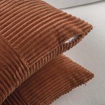 Rust Boho Decorative Throw Pillow Covers - 2 Pack